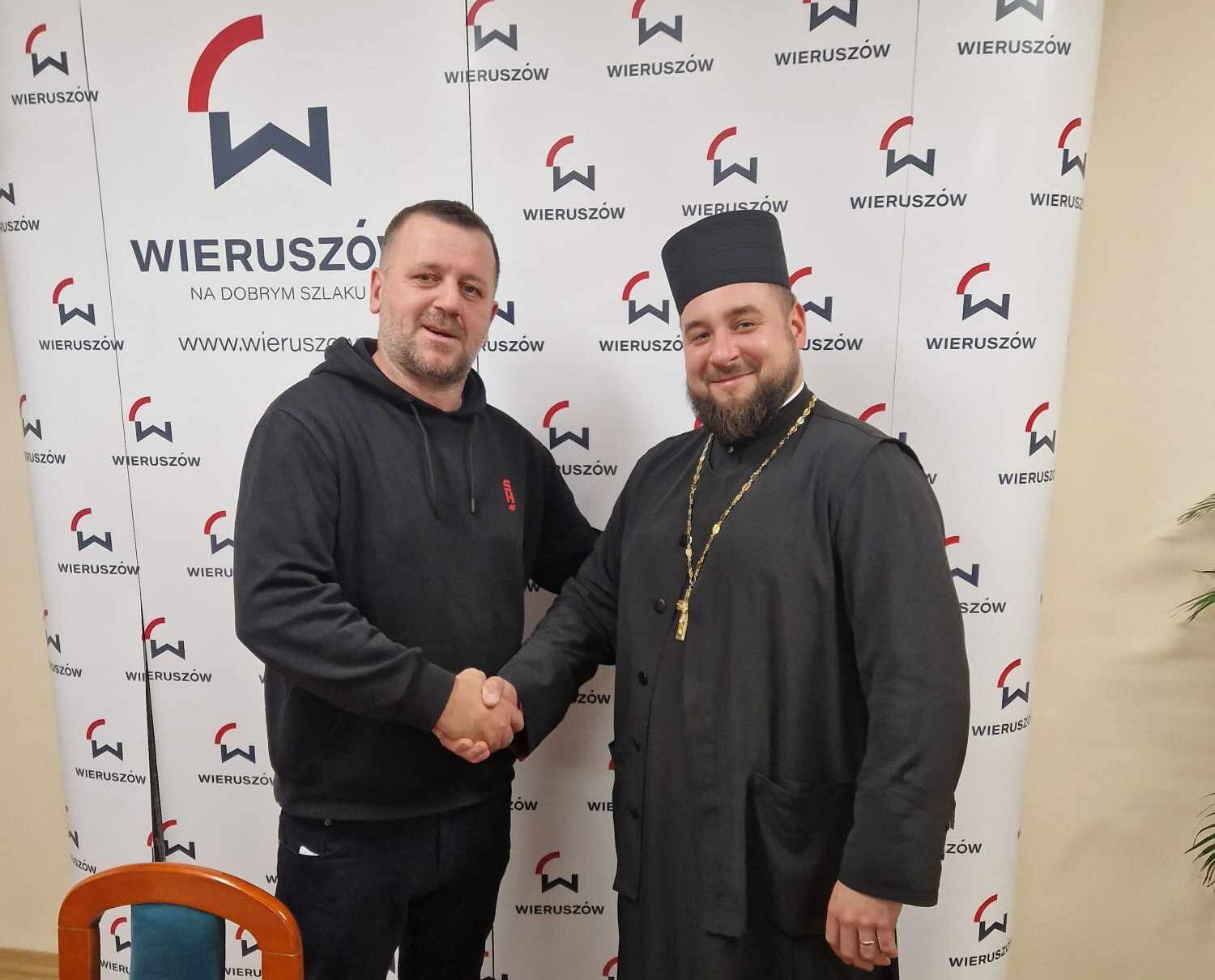 Spotkanie z burmistrzem i starostą Wieruszowa