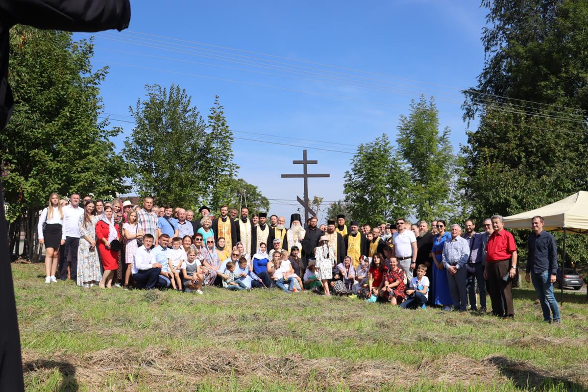 Poświęcenie Krzyża pod budowę cerkwi w Bielsku-Białej