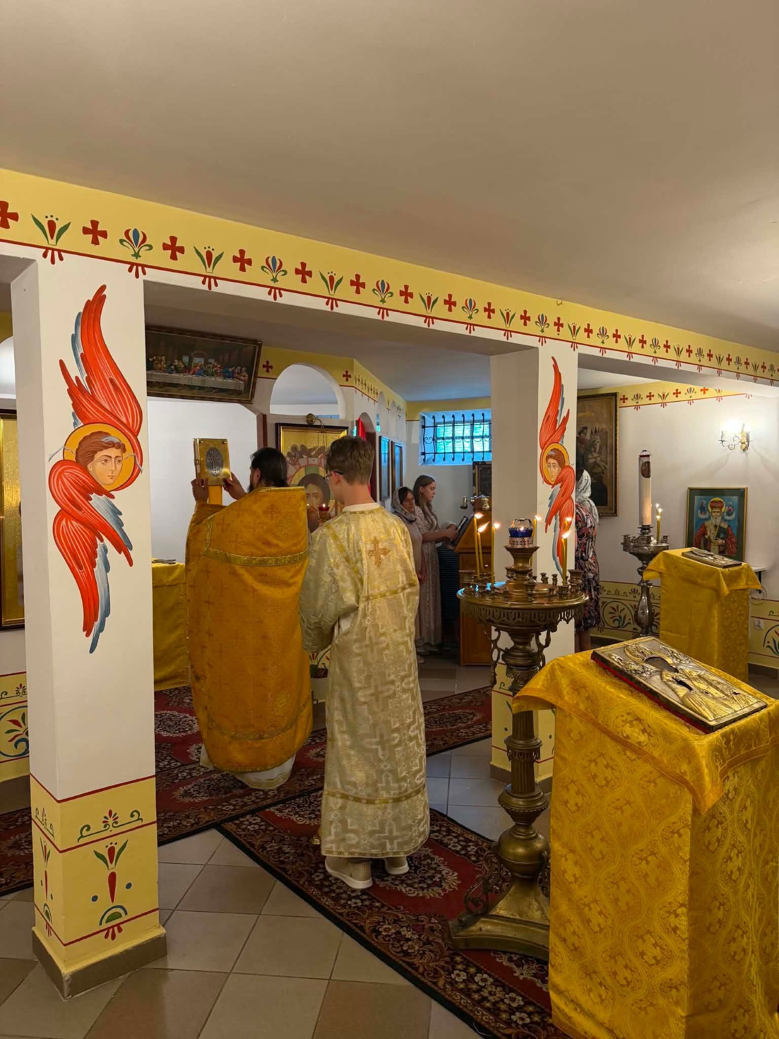 Dziękczynna Boska Liturgia w dolnej cerkwi