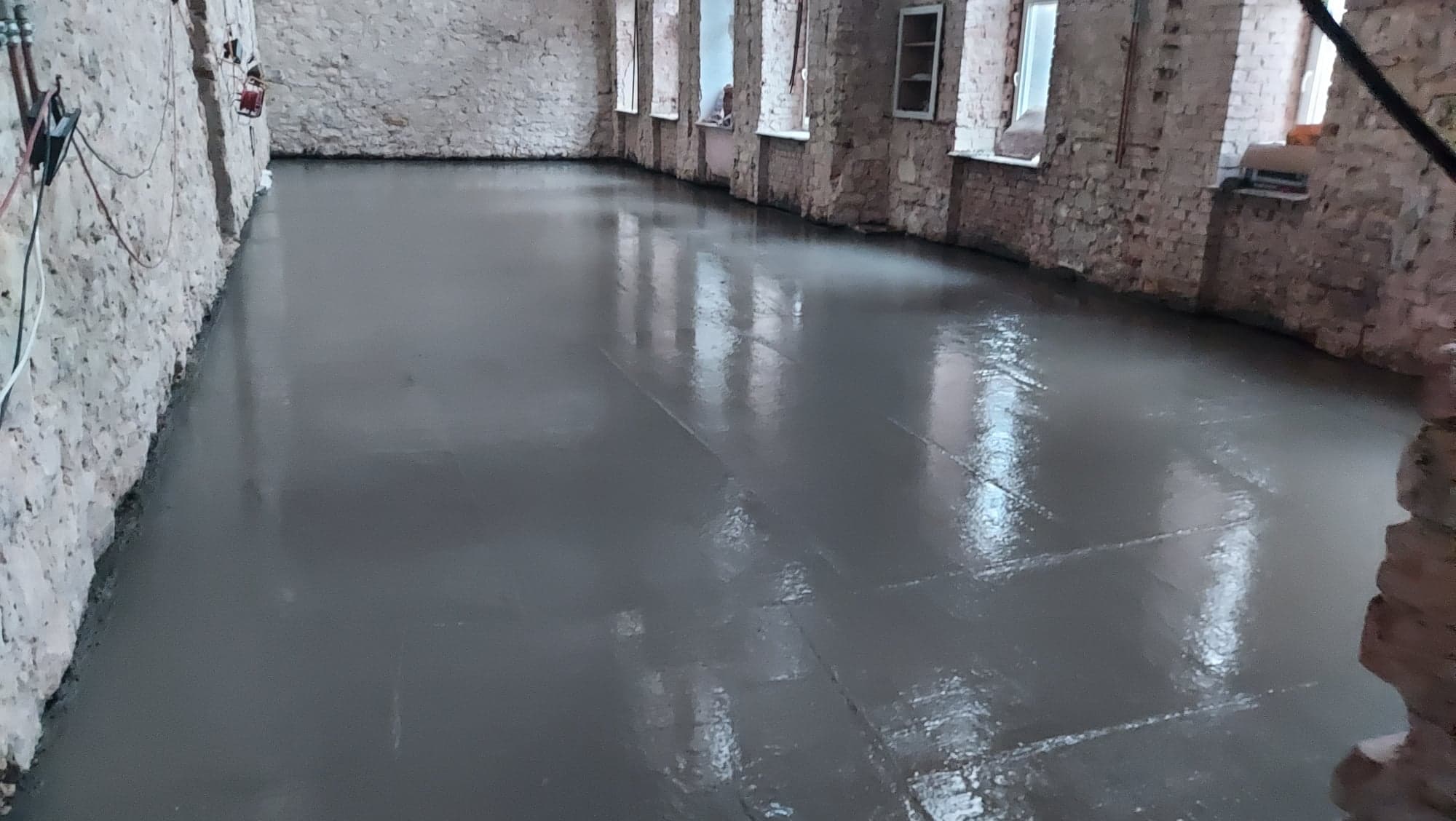 Betonowanie pierwszego stropu
