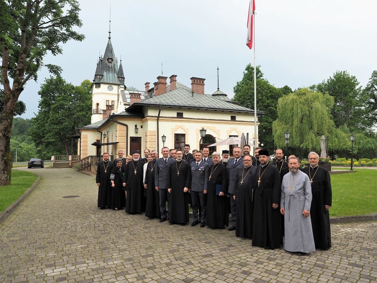 Odprawa szkoleniowa kapelanów Służby Więziennej w Olszanicy