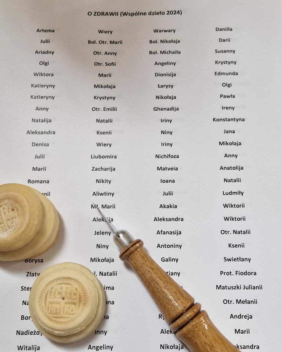 Modlitwa za Ofiarodawców z akcji „Wspólne Dzieło”